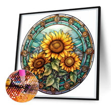 Load image into Gallery viewer, Diamond Painting - Full Round - flower glass painting (30*30CM)
