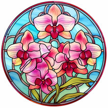 Load image into Gallery viewer, Diamond Painting - Full Round - flower glass painting (30*30CM)
