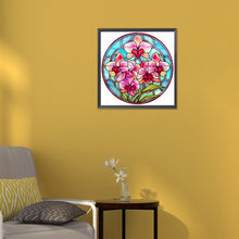 Load image into Gallery viewer, Diamond Painting - Full Round - flower glass painting (30*30CM)
