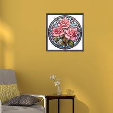 Load image into Gallery viewer, Diamond Painting - Full Round - flower glass painting (30*30CM)
