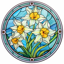 Load image into Gallery viewer, Diamond Painting - Full Round - flower glass painting (30*30CM)
