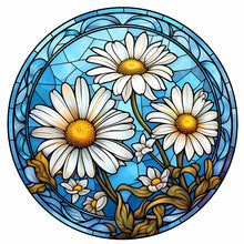 Load image into Gallery viewer, Diamond Painting - Full Round - flower glass painting (30*30CM)
