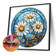 Load image into Gallery viewer, Diamond Painting - Full Round - flower glass painting (30*30CM)
