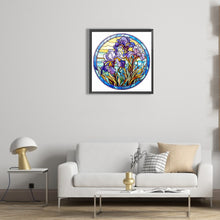 Load image into Gallery viewer, Diamond Painting - Full Round - flower glass painting (30*30CM)
