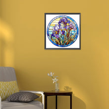 Load image into Gallery viewer, Diamond Painting - Full Round - flower glass painting (30*30CM)
