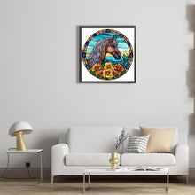 Load image into Gallery viewer, Diamond Painting - Full Round - horse glass painting (30*30CM)
