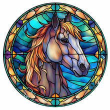 Load image into Gallery viewer, Diamond Painting - Full Round - horse glass painting (30*30CM)
