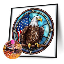 Load image into Gallery viewer, Diamond Painting - Full Round - animal eagle glass painting (30*30CM)
