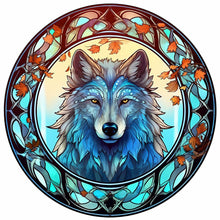Load image into Gallery viewer, Diamond Painting - Full Round - animal wolf glass painting (30*30CM)
