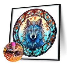 Load image into Gallery viewer, Diamond Painting - Full Round - animal wolf glass painting (30*30CM)
