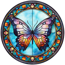 Load image into Gallery viewer, Diamond Painting - Full Round - butterfly glass painting (30*30CM)

