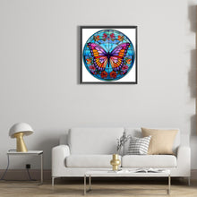 Load image into Gallery viewer, Diamond Painting - Full Round - butterfly glass painting (30*30CM)
