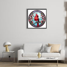 Load image into Gallery viewer, Diamond Painting - Full Round - animal cardinal glass painting (30*30CM)
