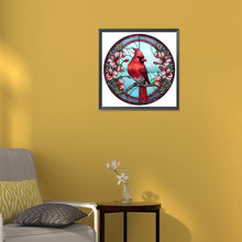 Load image into Gallery viewer, Diamond Painting - Full Round - animal cardinal glass painting (30*30CM)
