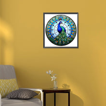 Load image into Gallery viewer, Diamond Painting - Full Round - animal peacock glass painting (30*30CM)
