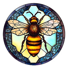 Load image into Gallery viewer, Diamond Painting - Full Round - animal bee glass painting (30*30CM)
