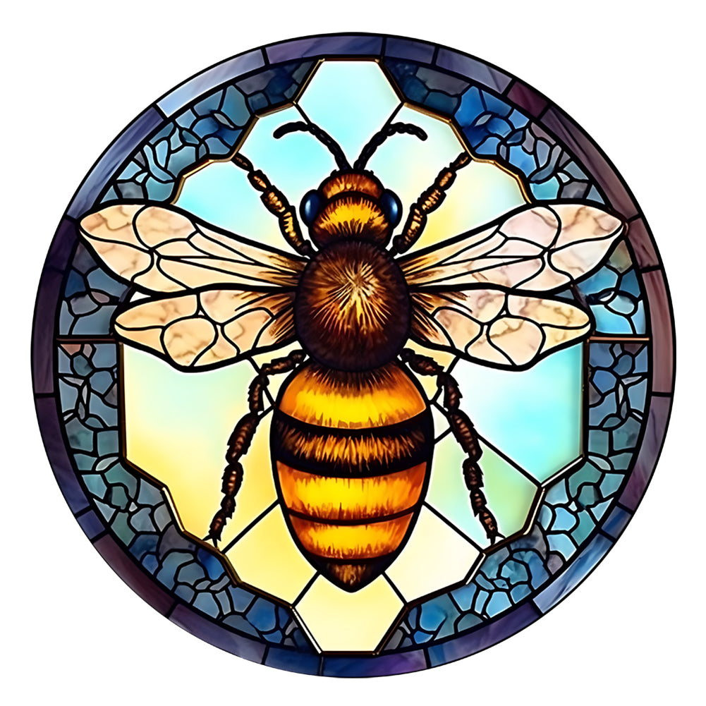 Diamond Painting - Full Round - animal bee glass painting (30*30CM)