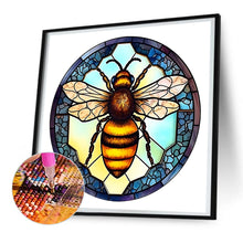Load image into Gallery viewer, Diamond Painting - Full Round - animal bee glass painting (30*30CM)
