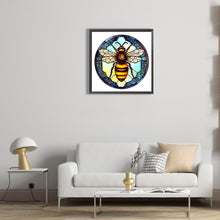 Load image into Gallery viewer, Diamond Painting - Full Round - animal bee glass painting (30*30CM)
