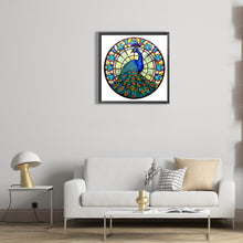 Load image into Gallery viewer, Diamond Painting - Full Round - animal peacock glass painting (30*30CM)
