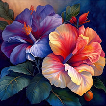 Load image into Gallery viewer, Diamond Painting - Full Round - Hibiscus (30*30CM)
