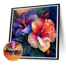 Load image into Gallery viewer, Diamond Painting - Full Round - Hibiscus (30*30CM)
