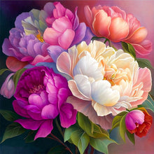 Load image into Gallery viewer, Diamond Painting - Full Round - Peony (30*30CM)
