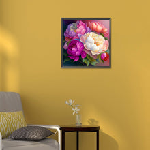 Load image into Gallery viewer, Diamond Painting - Full Round - Peony (30*30CM)
