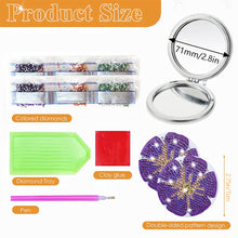 Load image into Gallery viewer, DIY Diamond Art Vanity Mirror Handheld Beginner Arts Crafts Gifts (065)
