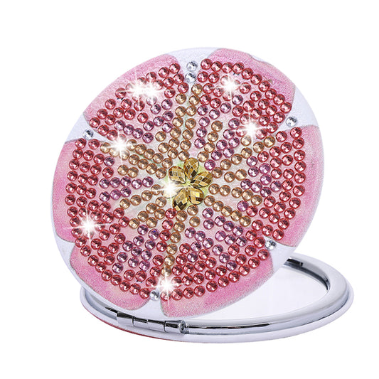 DIY Diamond Art Vanity Mirror Handheld Beginner Arts Crafts Gifts (068)