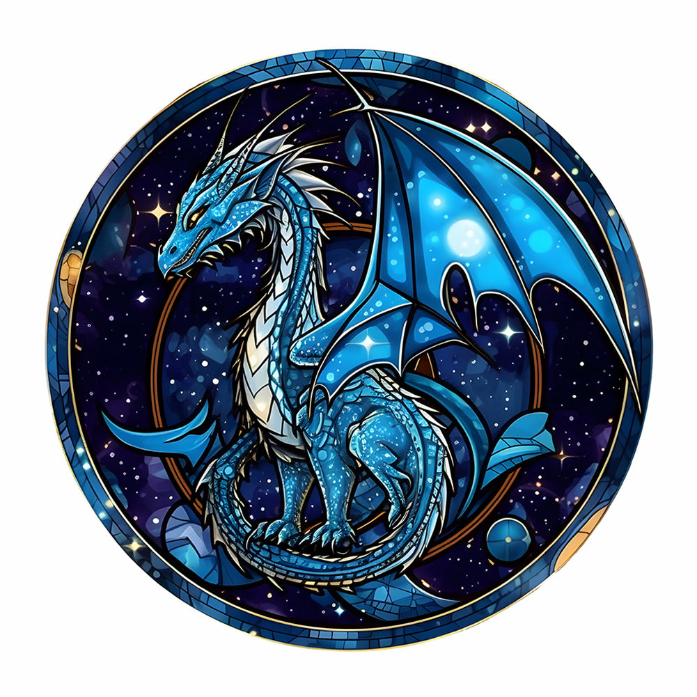Diamond Painting - Full Round - pterodactyl glass painting (30*30CM)