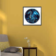 Load image into Gallery viewer, Diamond Painting - Full Round - pterodactyl glass painting (30*30CM)
