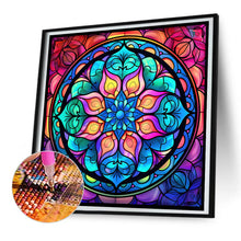 Load image into Gallery viewer, Diamond Painting - Full Round - Mandala Glass Painting (30*30CM)
