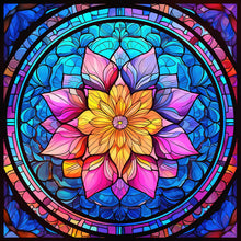 Load image into Gallery viewer, Diamond Painting - Full Round - Mandala Glass Painting (30*30CM)
