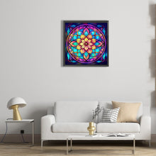 Load image into Gallery viewer, Diamond Painting - Full Round - Mandala Glass Painting (30*30CM)
