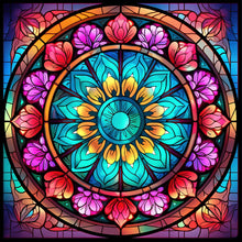 Load image into Gallery viewer, Diamond Painting - Full Round - Mandala Glass Painting (30*30CM)
