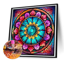 Load image into Gallery viewer, Diamond Painting - Full Round - Mandala Glass Painting (30*30CM)
