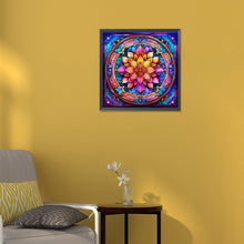 Load image into Gallery viewer, Diamond Painting - Full Round - Mandala Glass Painting (30*30CM)
