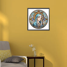 Load image into Gallery viewer, Diamond Painting - Full Round - Jesus and the Virgin glass painting (30*30CM)
