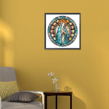 Load image into Gallery viewer, Diamond Painting - Full Round - Jesus and the Virgin glass painting (30*30CM)
