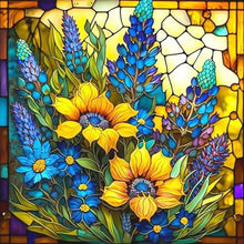 Load image into Gallery viewer, Diamond Painting - Full Square - Glass Art - Sunflower (40*40CM)
