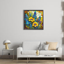 Load image into Gallery viewer, Diamond Painting - Full Square - Glass Art - Sunflower (40*40CM)
