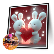 Load image into Gallery viewer, Diamond Painting - Full Round - love bunny (30*30CM)
