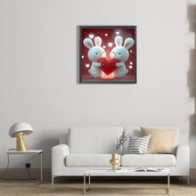 Load image into Gallery viewer, Diamond Painting - Full Round - love bunny (30*30CM)
