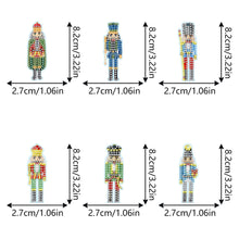 Load image into Gallery viewer, 6pcs Diamond Art Key Rings Hanging Ornaments 5D Cartoon DIY Gifts (YS170)
