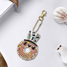 Load image into Gallery viewer, 6pcs Diamond Art Key Rings Hanging Ornaments 5D Cartoon DIY Gifts (YS172)
