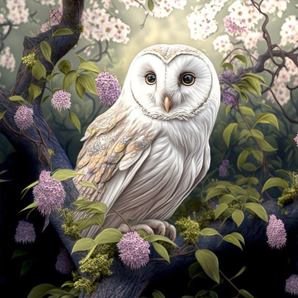 Diamond Painting - Full Round - owl (30*30CM)