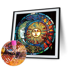 Load image into Gallery viewer, Diamond Painting - Partial Special Shaped - Sun Moon Mandala (30*30CM)
