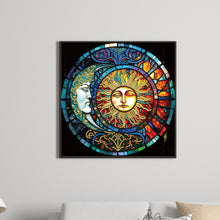 Load image into Gallery viewer, Diamond Painting - Partial Special Shaped - Sun Moon Mandala (30*30CM)
