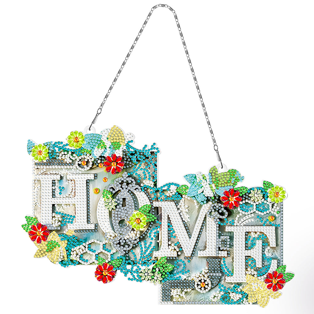 DIY Diamond Mosaic Pendant Artwork 5D Single Sided for Room Decor (YH55)